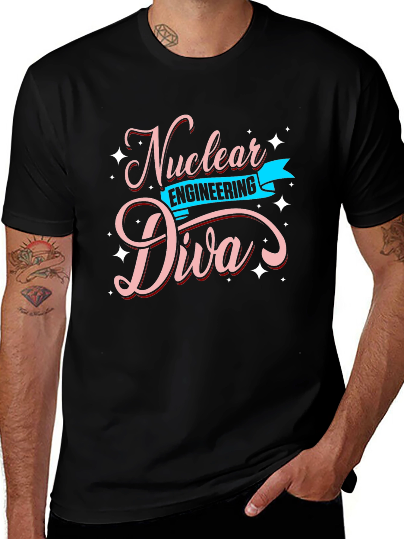 Nuclear Engineering Diva T-Shirt - Black Cotton Tee