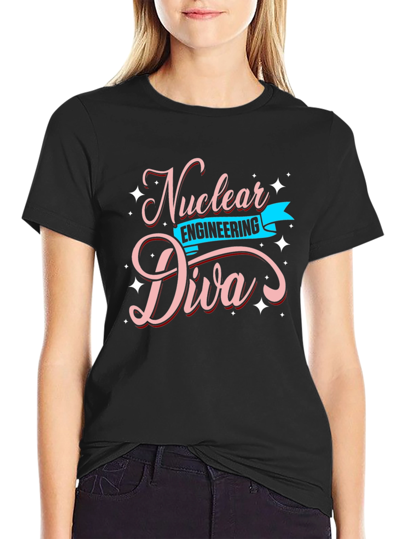Nuclear Engineering Diva T-Shirt - Black Cotton Tee