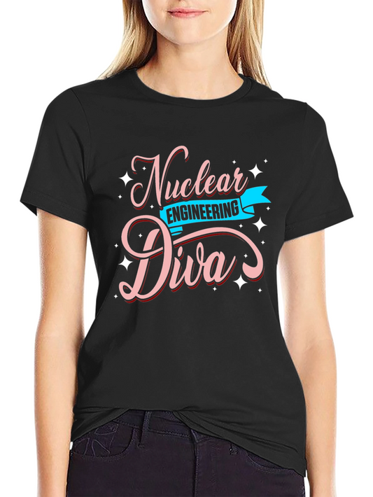 Nuclear Engineering Diva T-Shirt - Black Cotton Tee