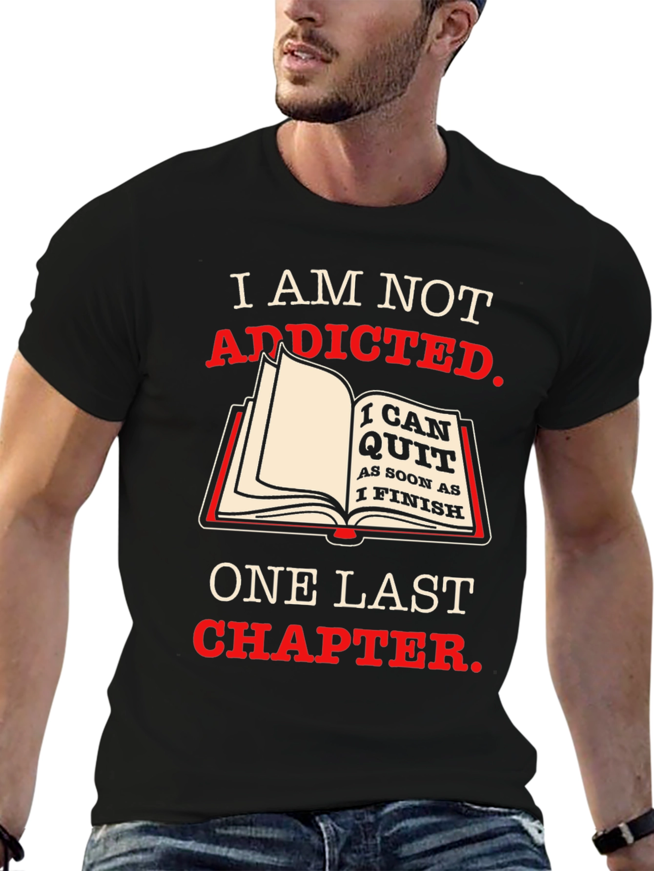 Funny Book Lover T-Shirt - One Last Chapter