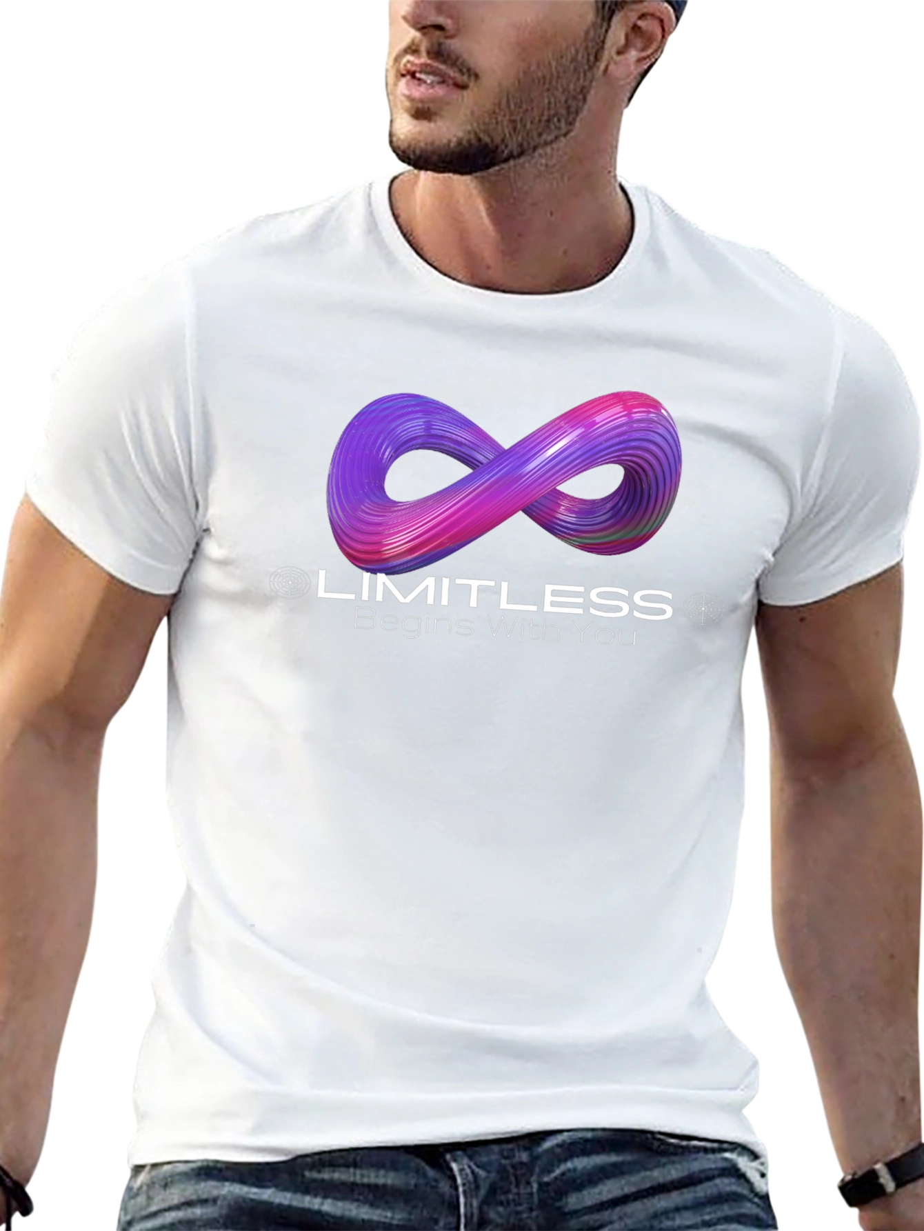 Limitless Infinity Symbol Graphic Tee - Begins With You