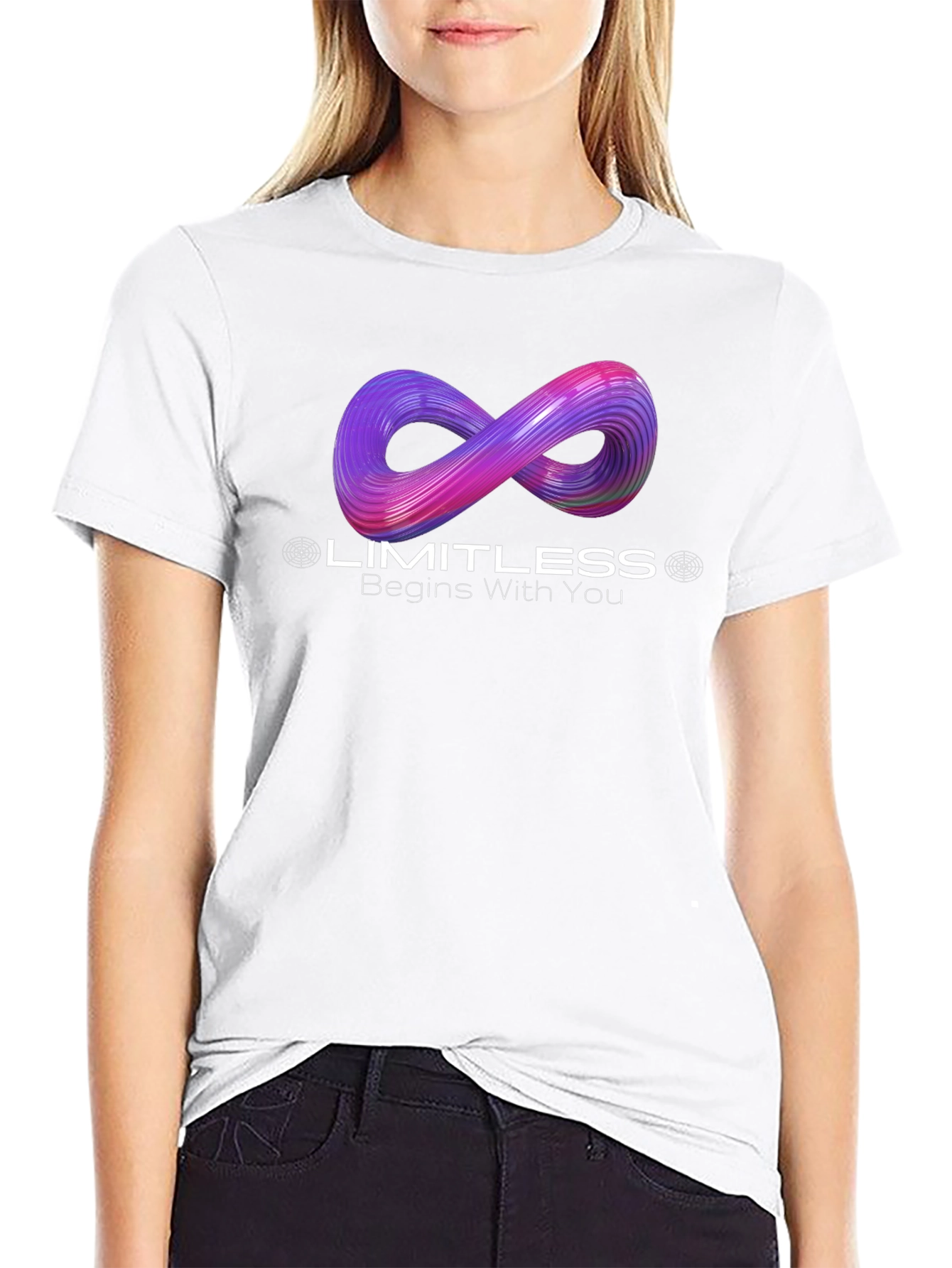 Limitless Infinity Symbol Graphic Tee - Begins With You