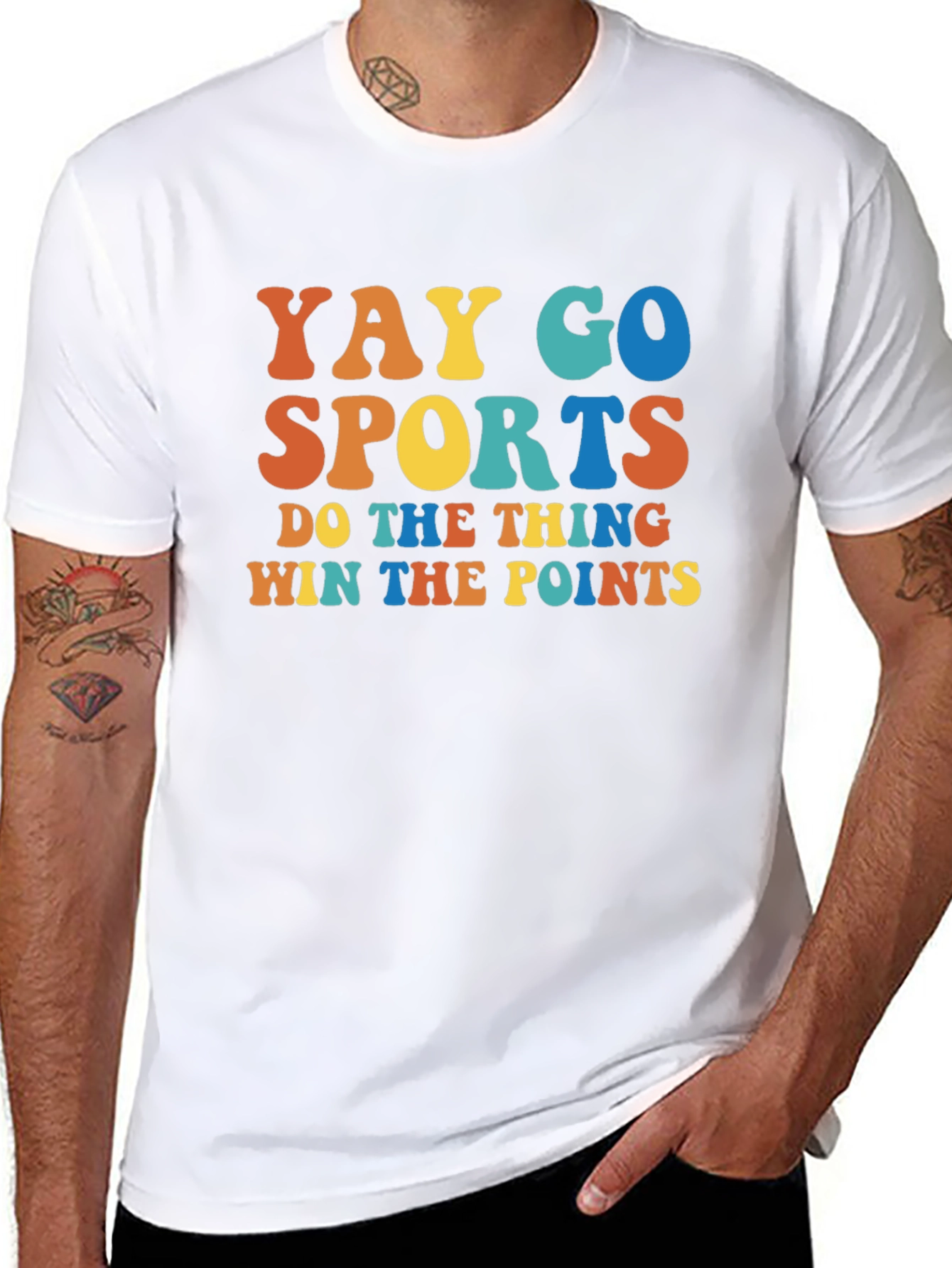 Yay Go Sports T-Shirt - Retro Graphic Tee