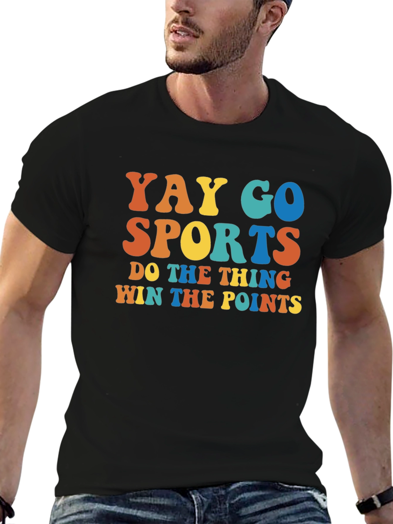 Yay Go Sports T-Shirt - Retro Graphic Tee