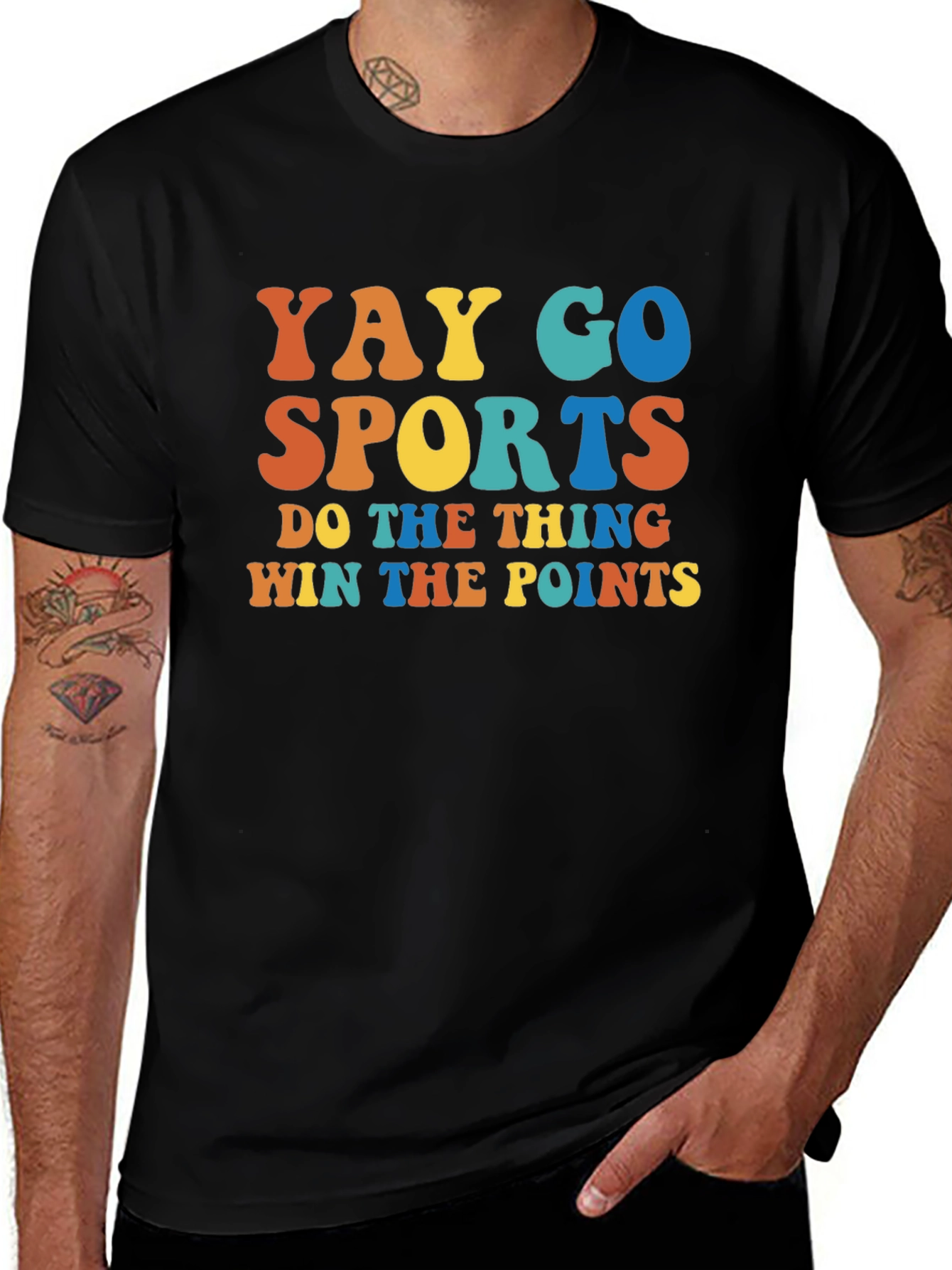 Yay Go Sports T-Shirt - Retro Graphic Tee