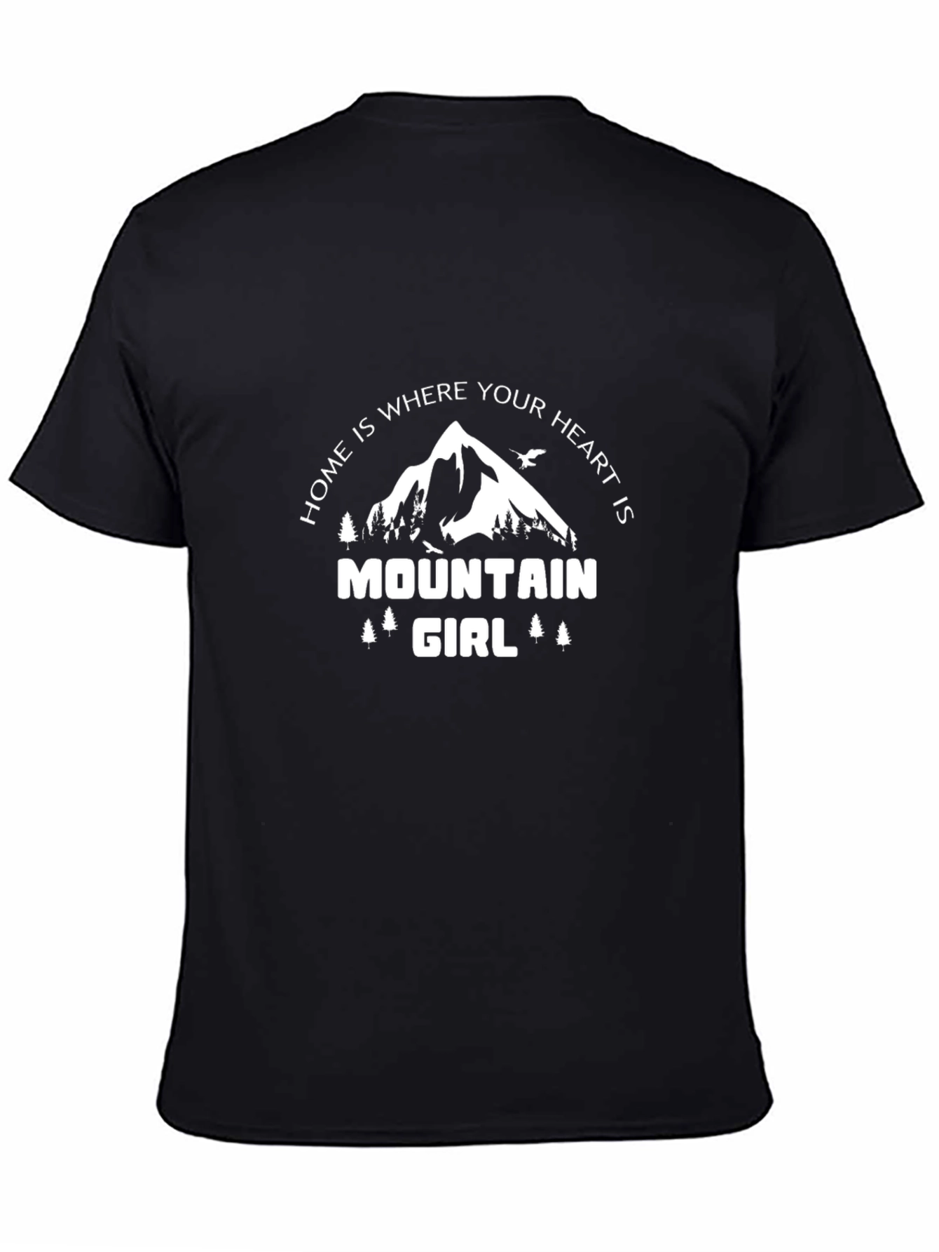 Mountain Girl Heart T-Shirt - Nature Lover Tee