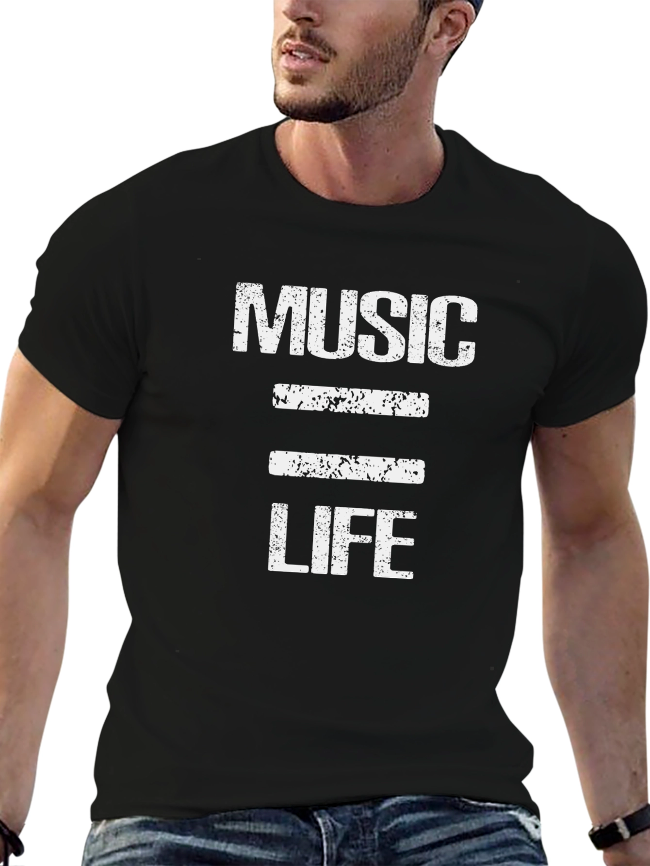Music is Life Graphic T-Shirt