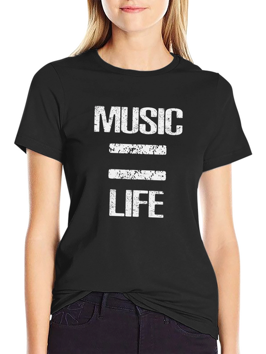 Music is Life Graphic T-Shirt