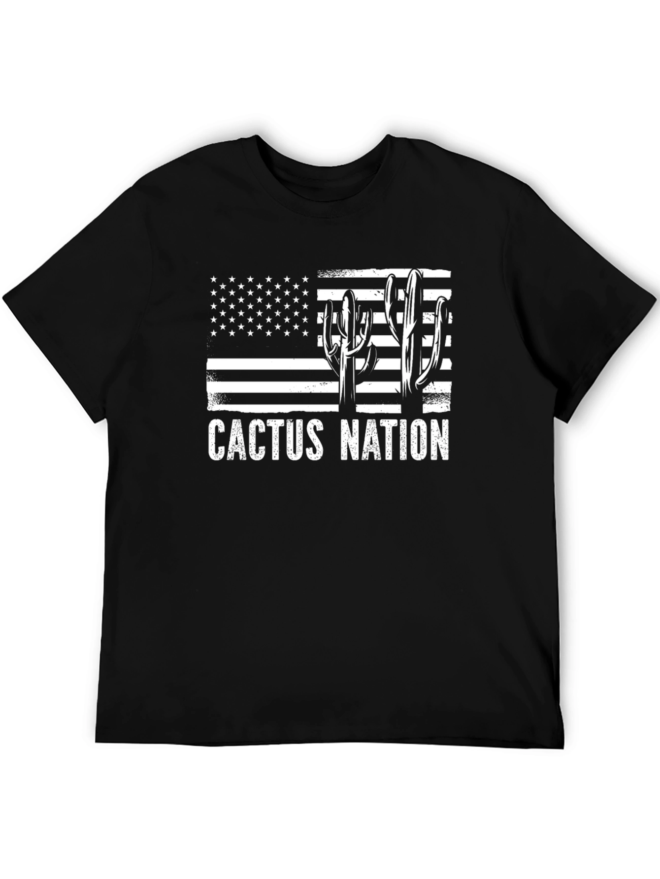 Cactus Nation American Flag T-Shirt