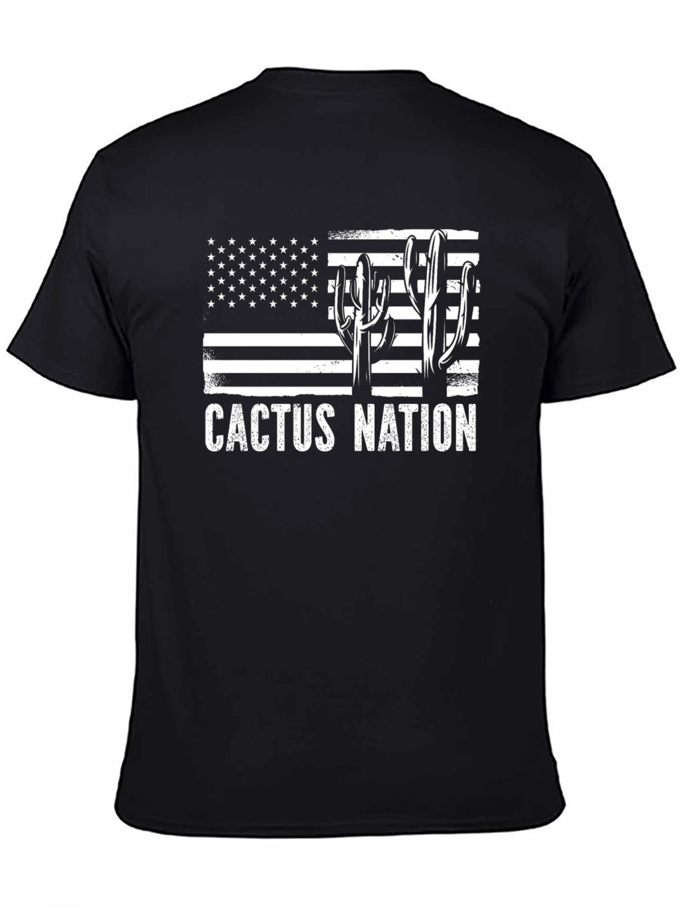 Cactus Nation American Flag T-Shirt