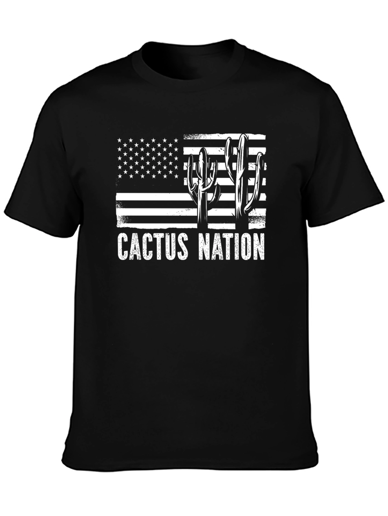 Cactus Nation American Flag T-Shirt