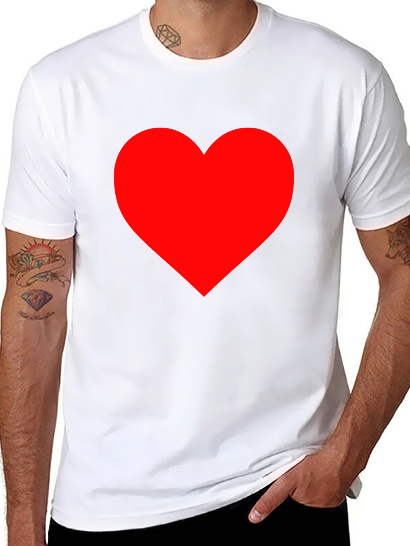 Bold Heart Tee - Express Your Love