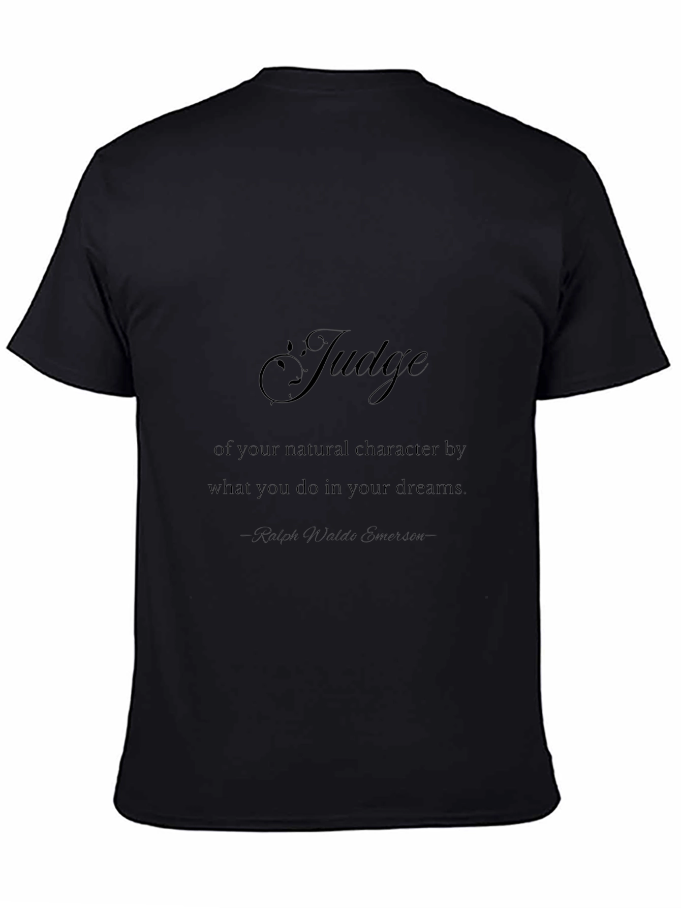 Inspirational Judge Black T-Shirt