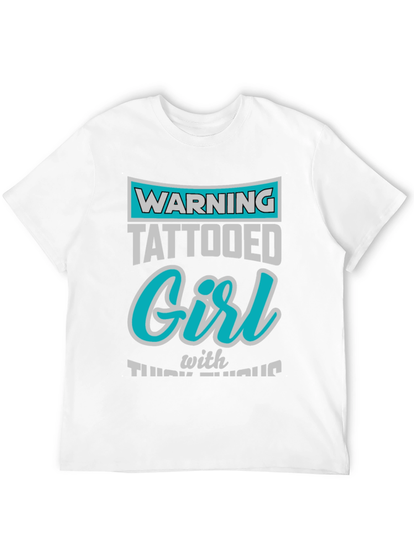 Warning Tattooed Girl Graphic Tee