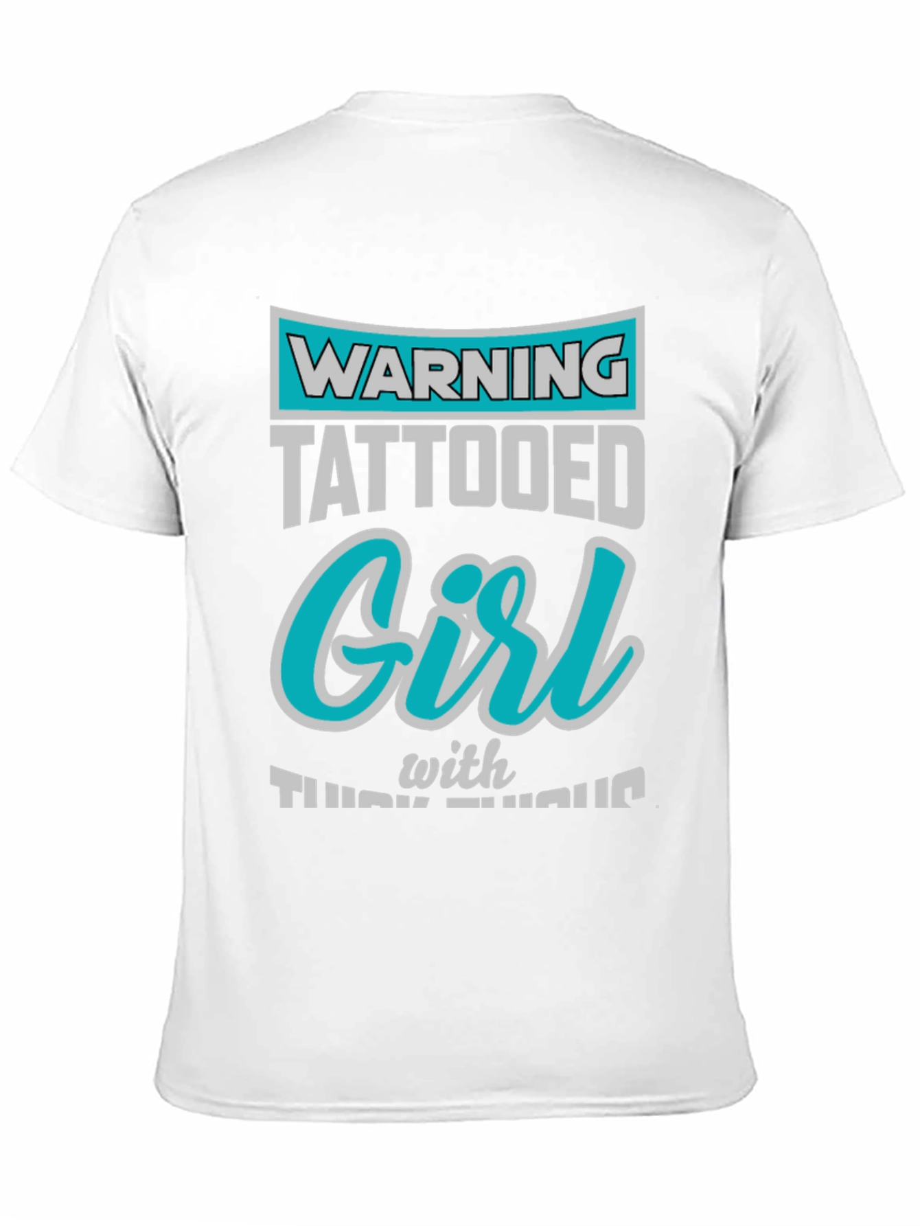 Warning Tattooed Girl Graphic Tee