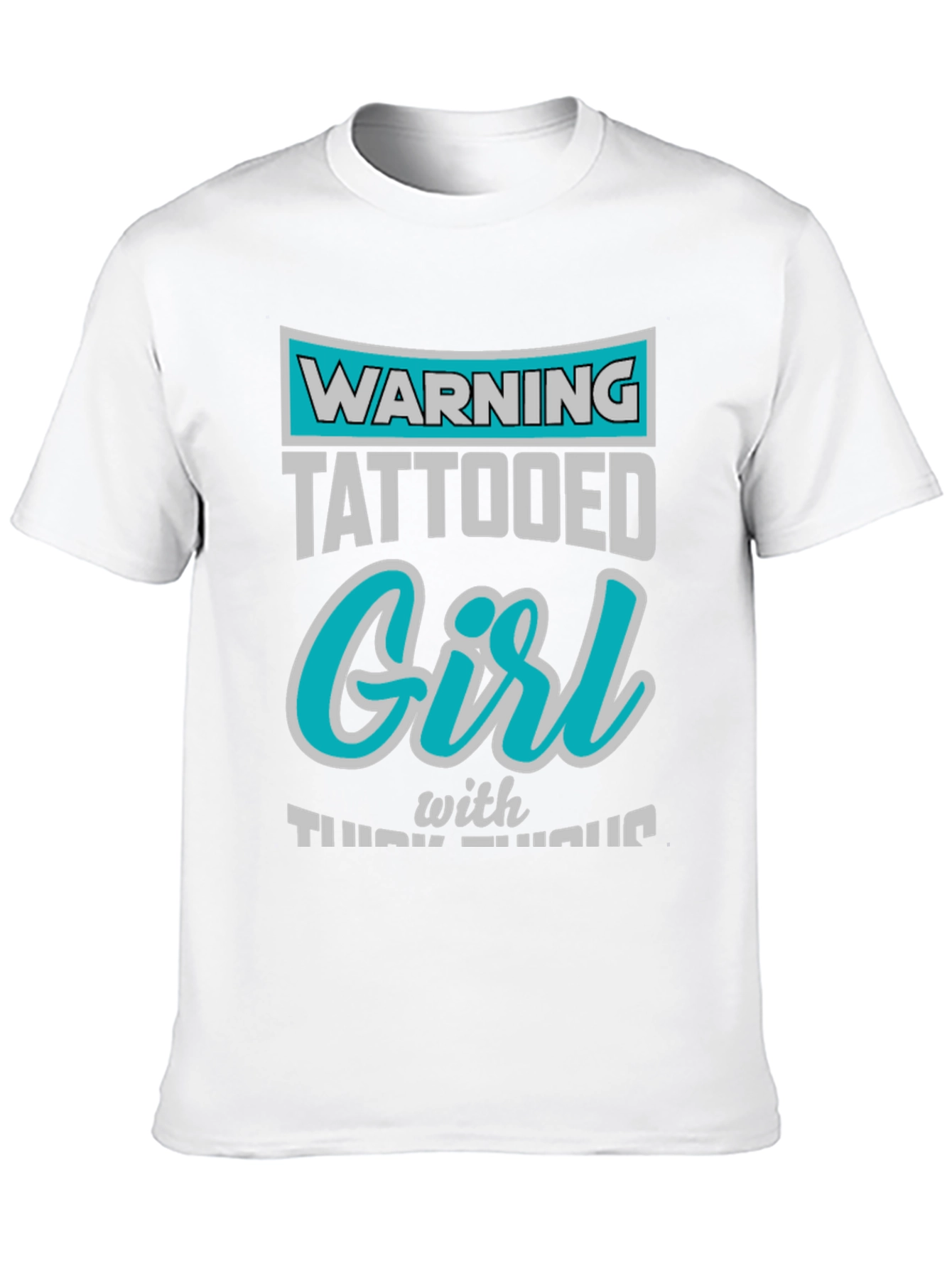 Warning Tattooed Girl Graphic Tee