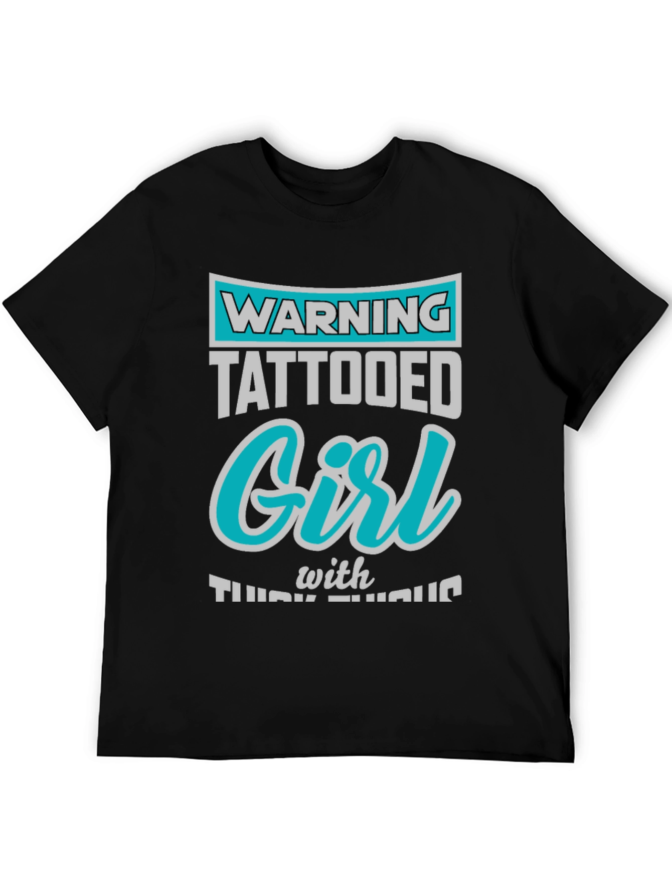 Warning Tattooed Girl Graphic Tee