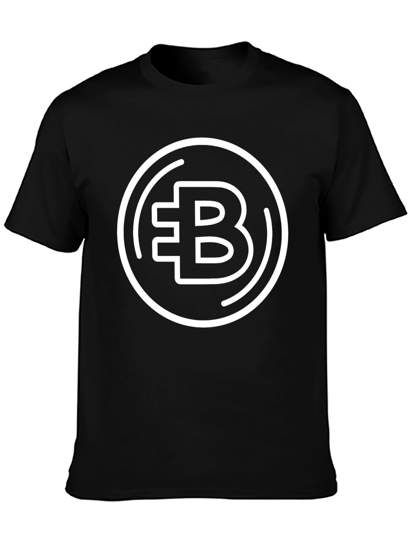 Bitcoin B Logo Black T-Shirt Crypto Currency Tee