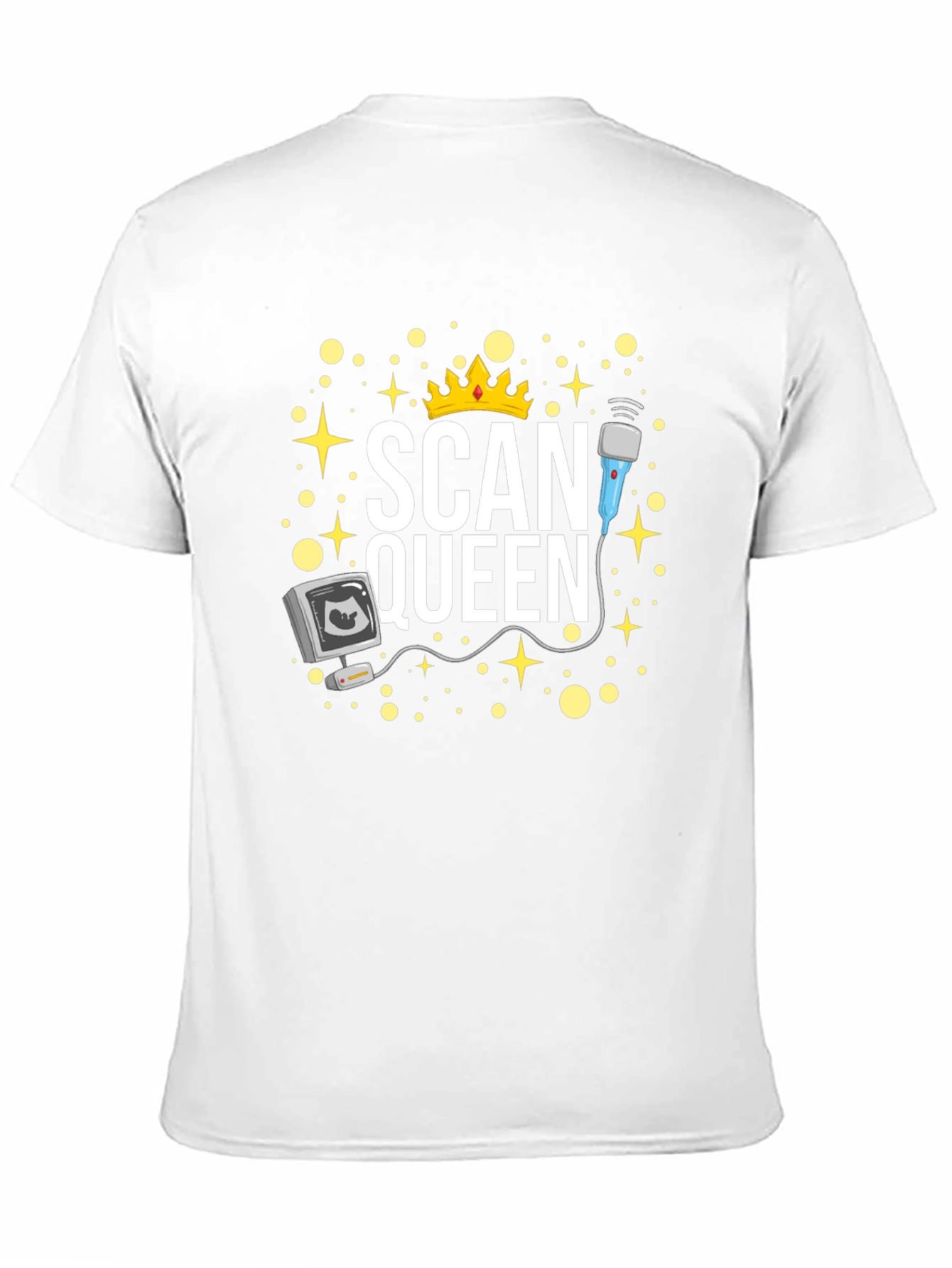 Scan Queen Graphic T-Shirt - Sonographer Gift