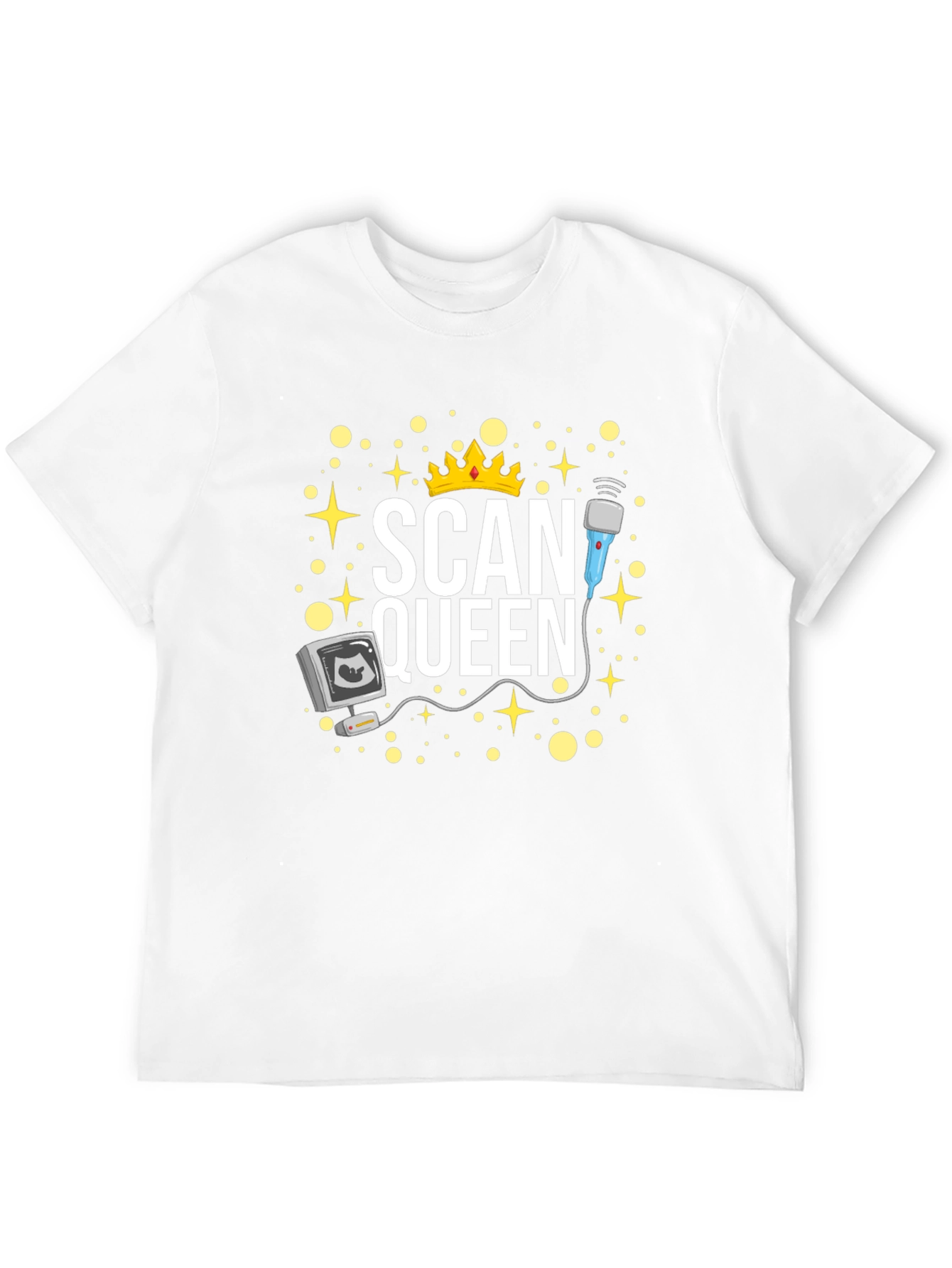Scan Queen Graphic T-Shirt - Sonographer Gift