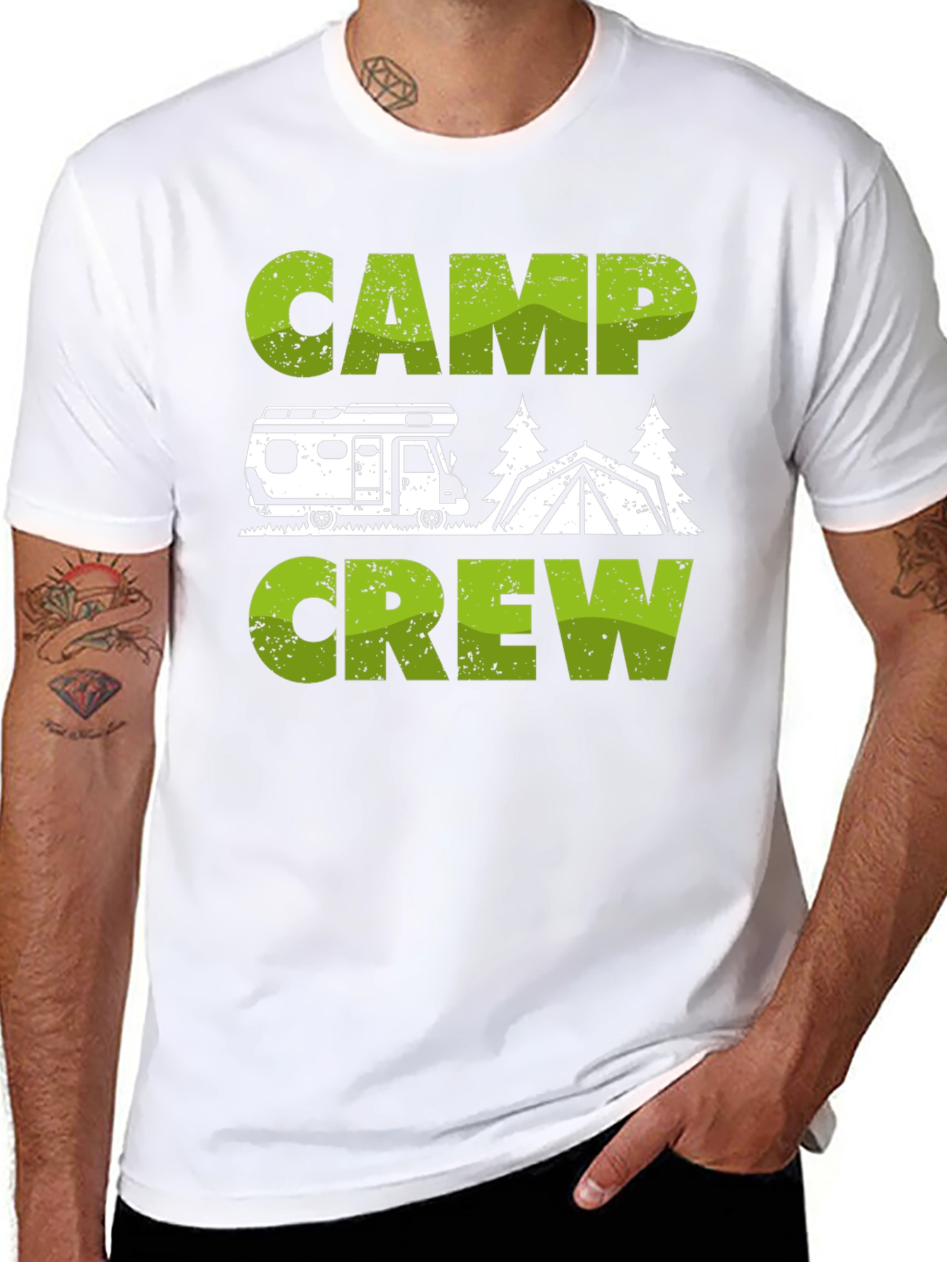 Camp Crew T-Shirt - Camping Adventure Tee