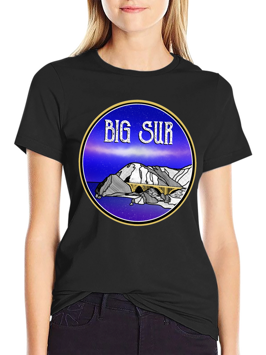 Big Sur Scenic T-Shirt - California Road Trip Souvenir