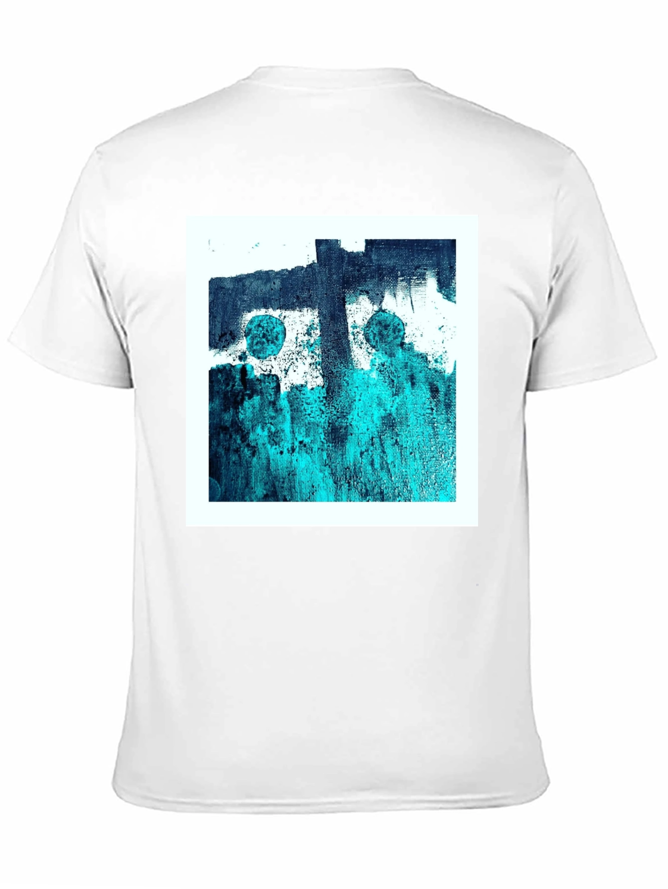 Abstract Art Graphic Tee - Modern Black T-Shirt