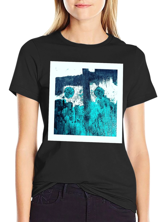 Abstract Art Graphic Tee - Modern Black T-Shirt