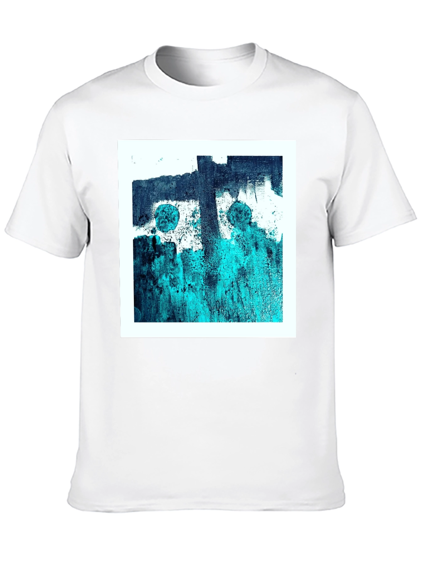 Abstract Art Graphic Tee - Modern Black T-Shirt