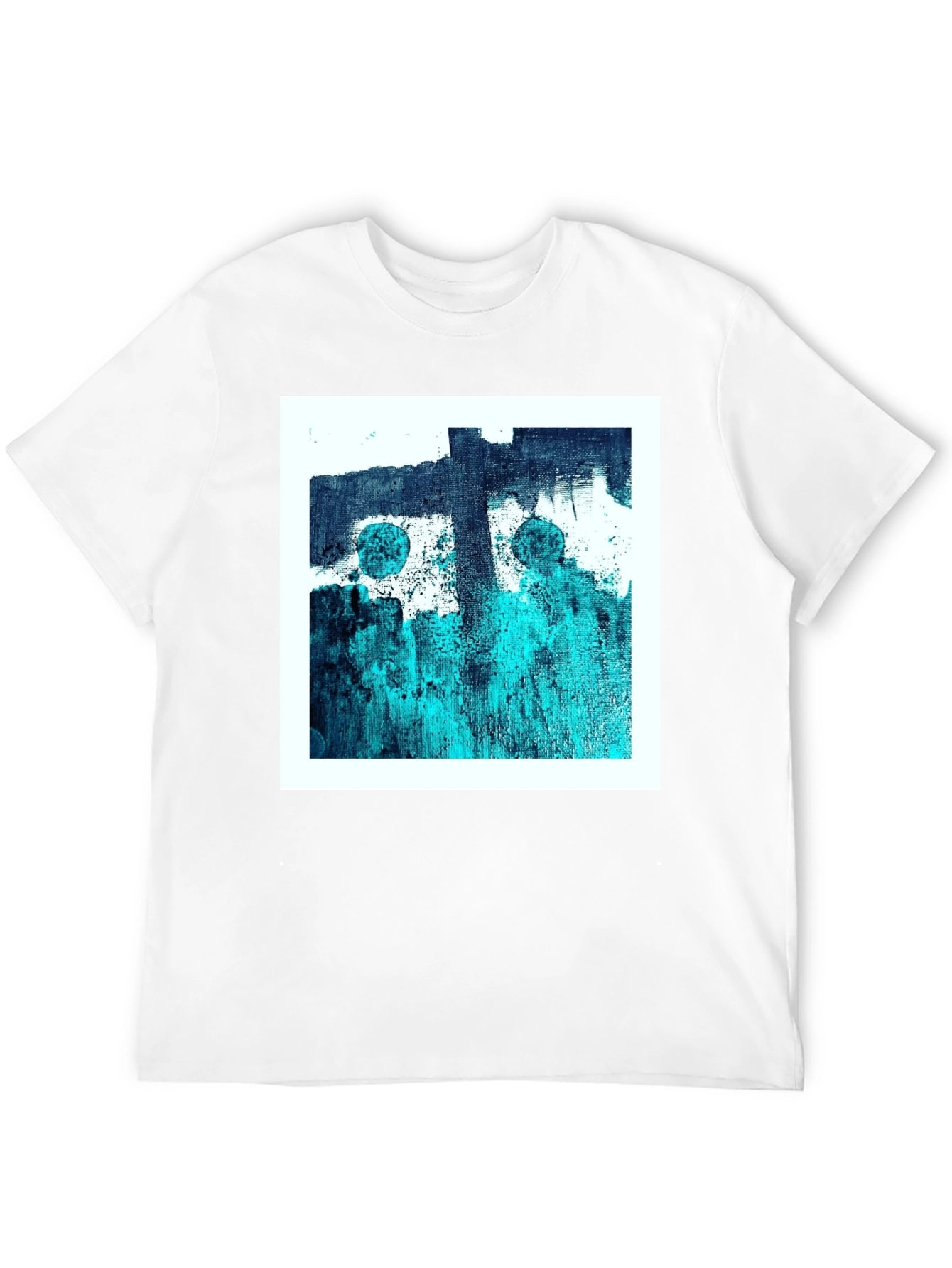 Abstract Art Graphic Tee - Modern Black T-Shirt
