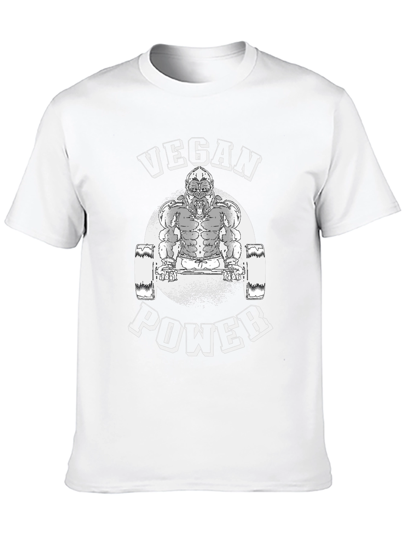 Vegan Power Gorilla Gym T-Shirt