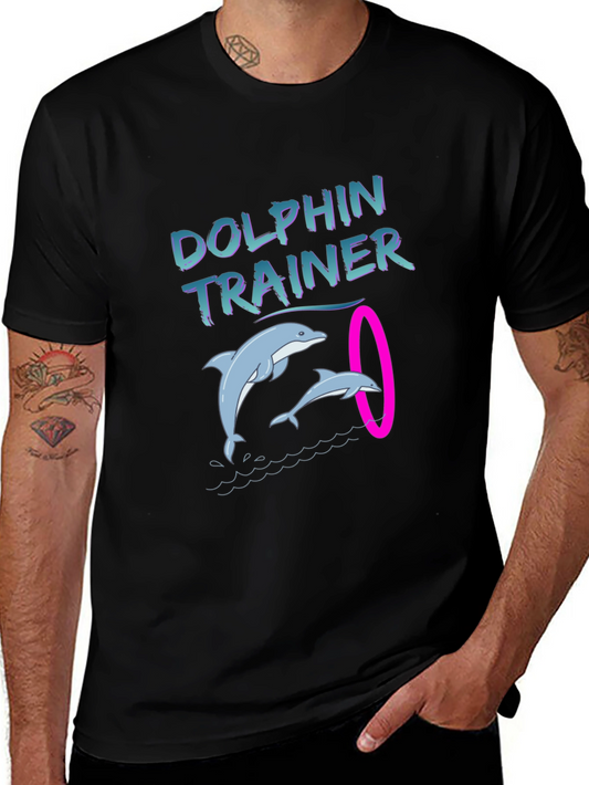 Dolphin Trainer Graphic T-Shirt