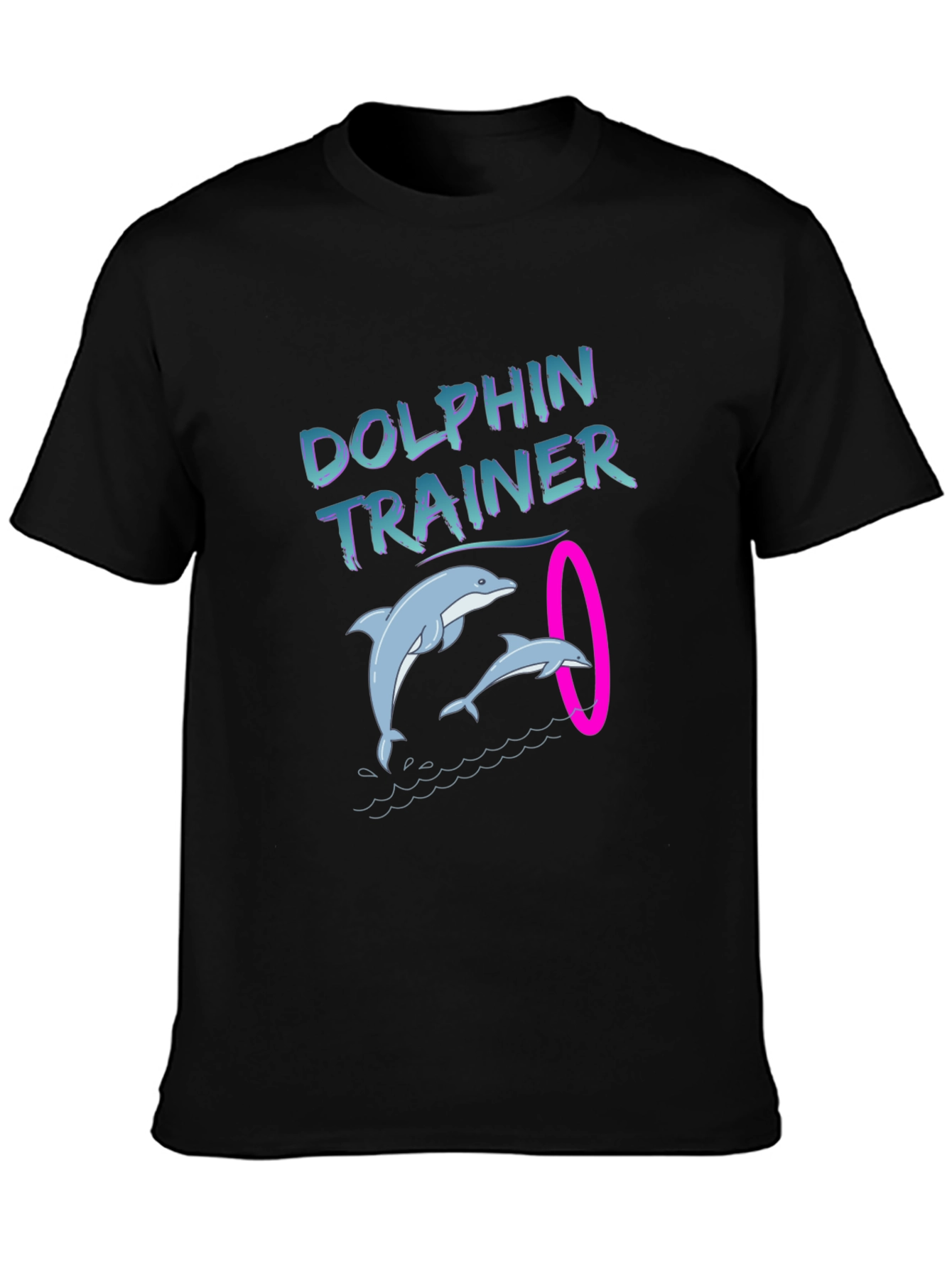 Dolphin Trainer Graphic T-Shirt