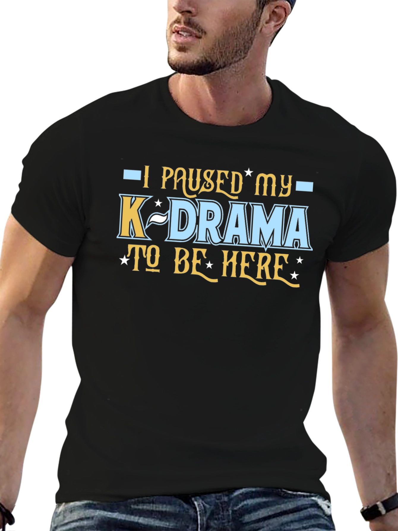 K-Drama Fan Tee - I Paused My K-Drama T-Shirt