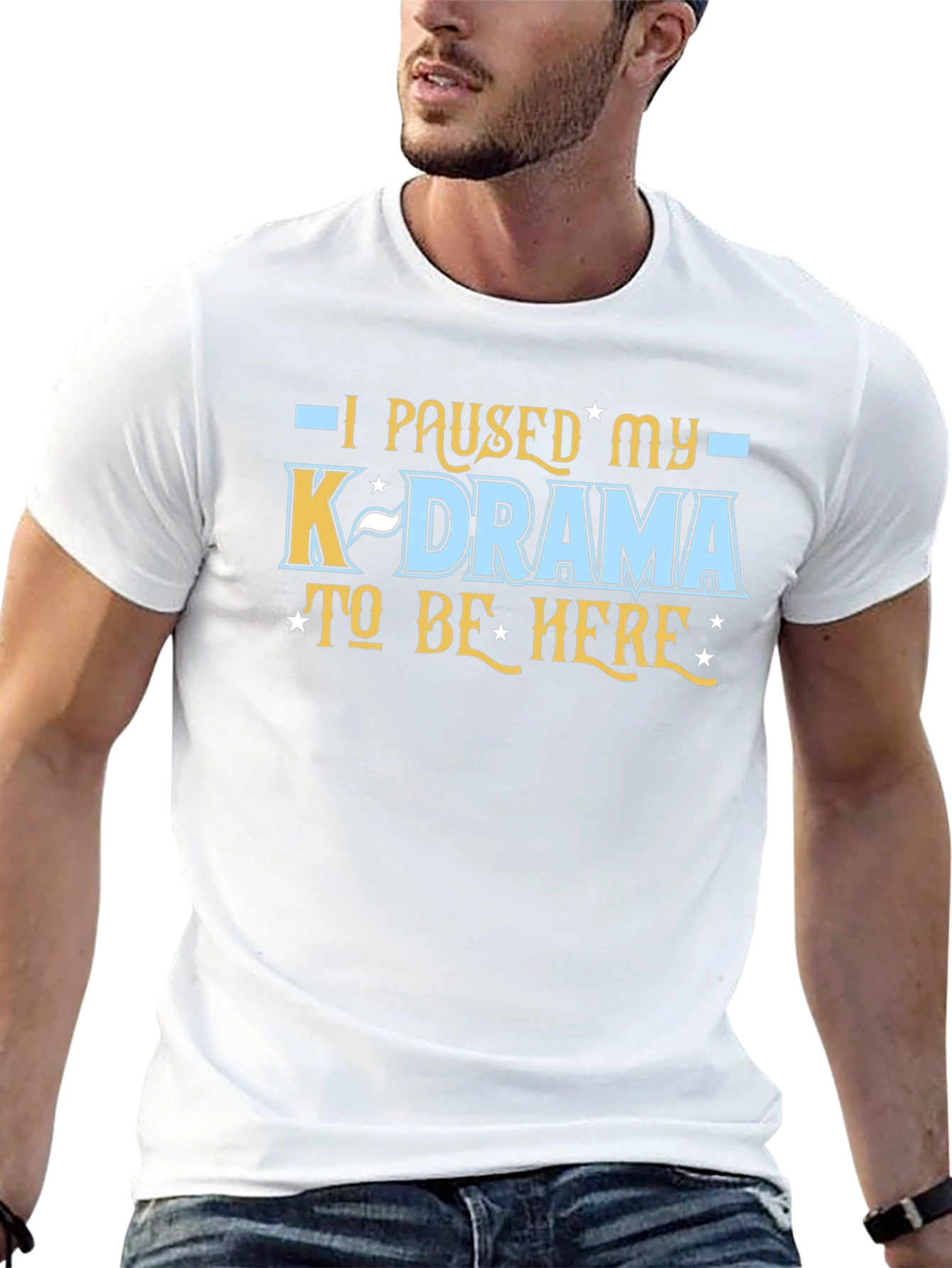 K-Drama Fan Tee - I Paused My K-Drama T-Shirt
