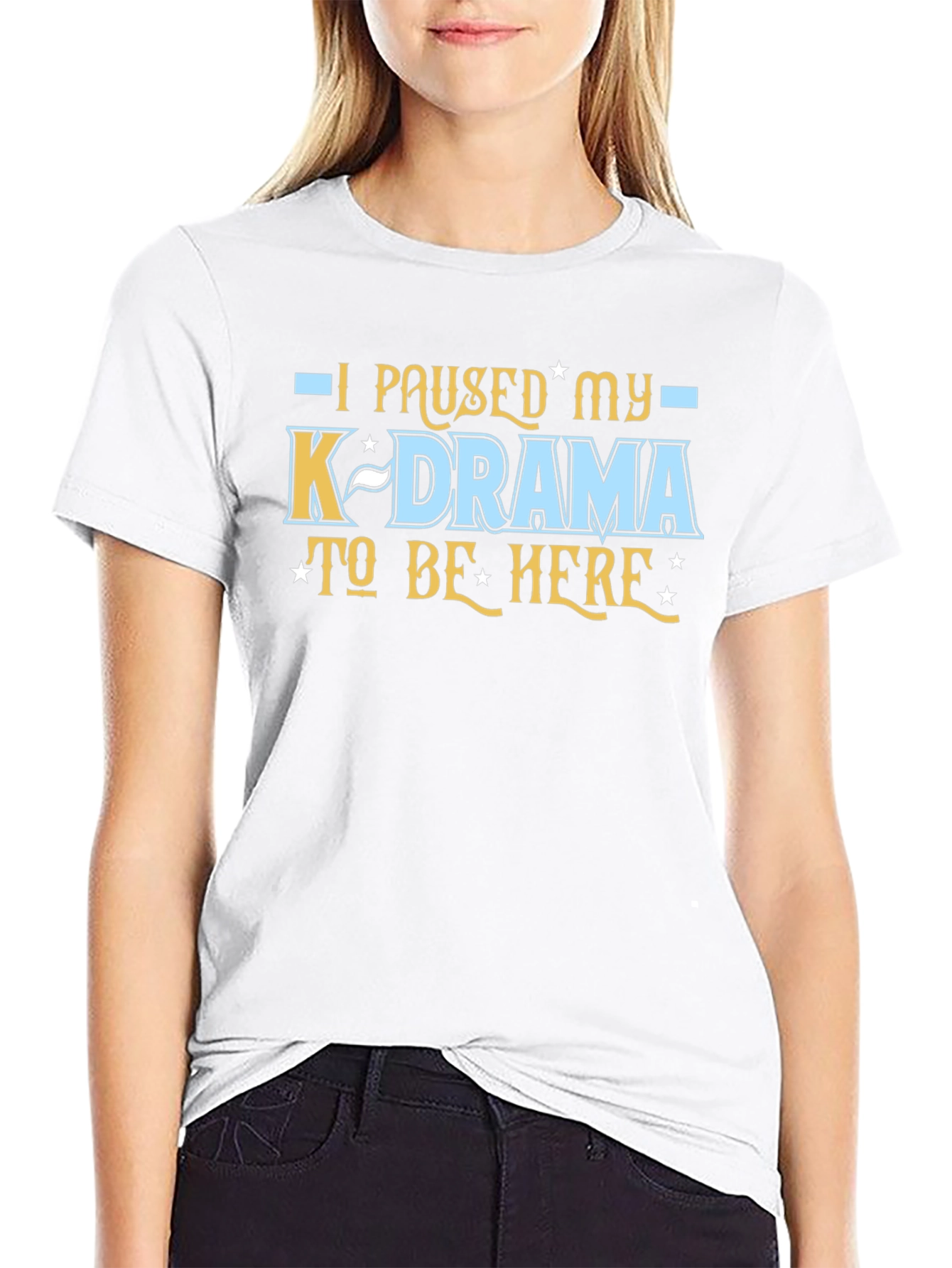 K-Drama Fan Tee - I Paused My K-Drama T-Shirt
