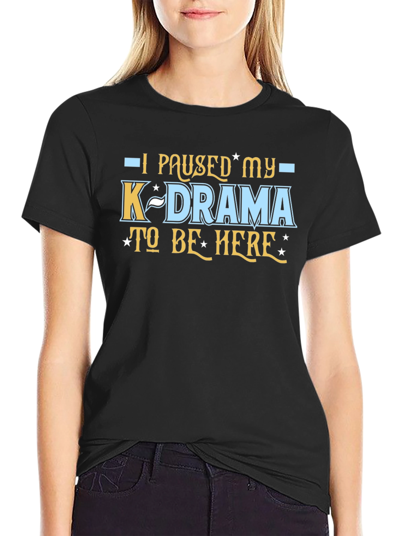 K-Drama Fan Tee - I Paused My K-Drama T-Shirt