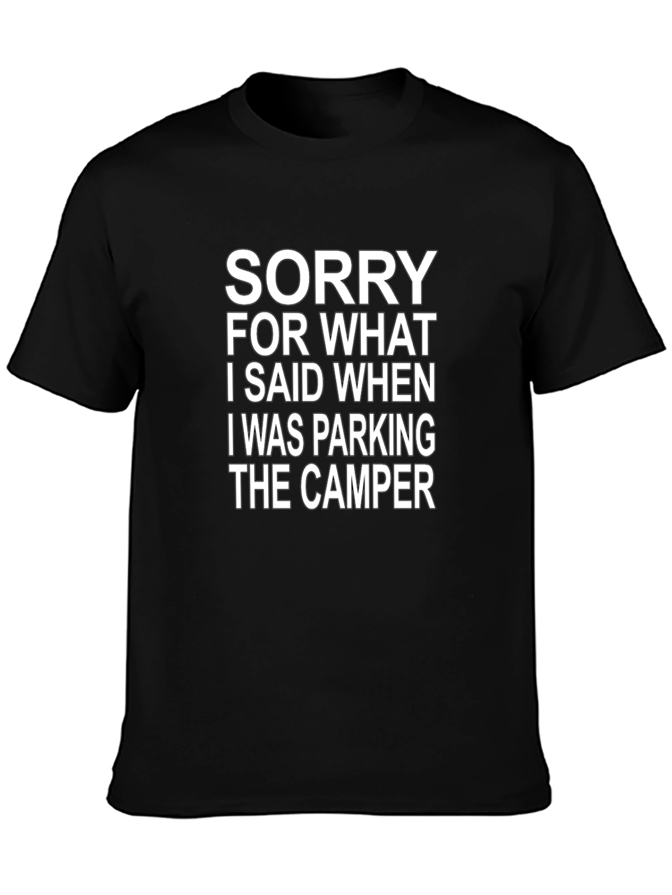 Camper Parking Apology Graphic Tee - Unisex