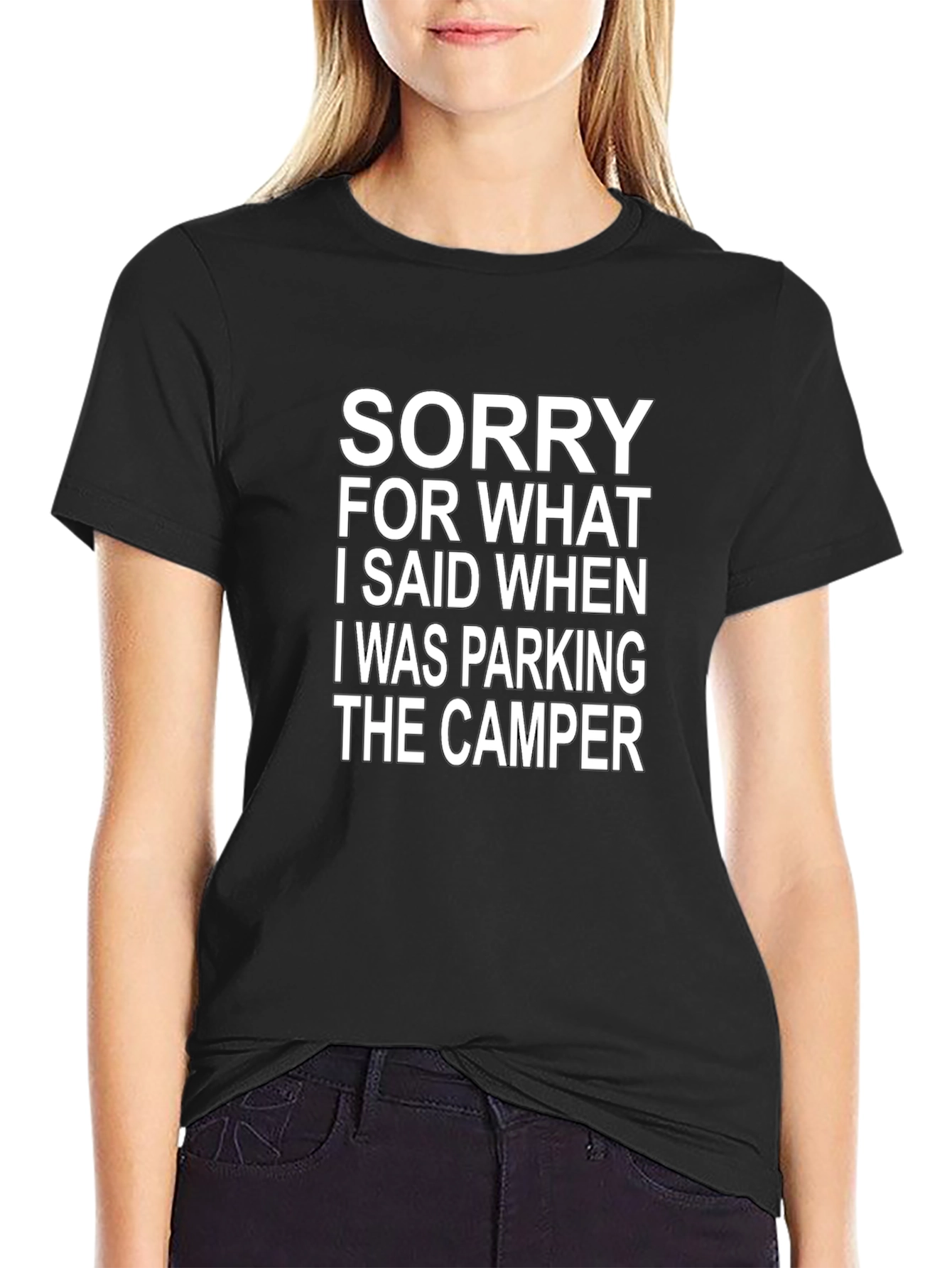 Camper Parking Apology Graphic Tee - Unisex