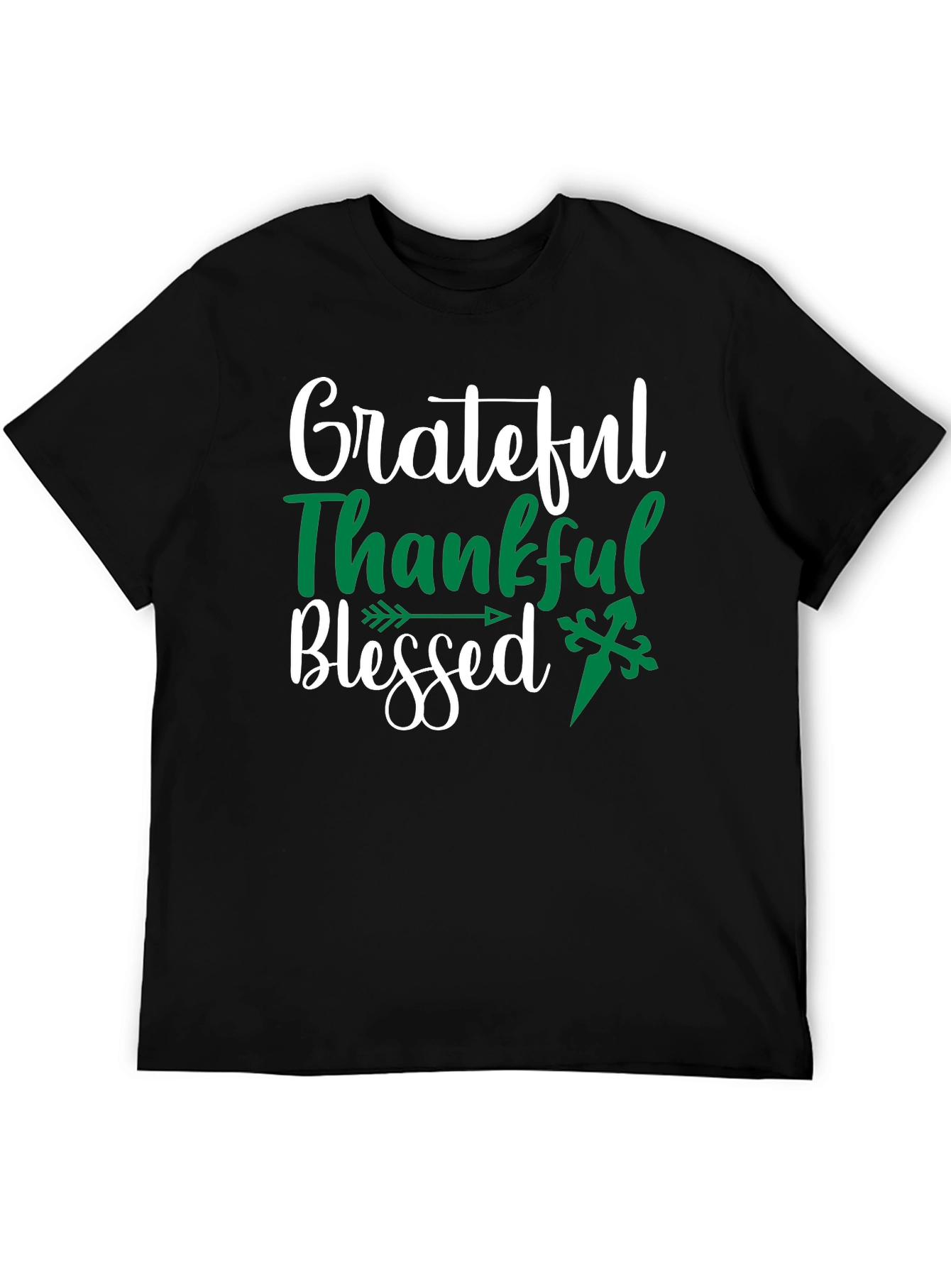 Grateful Thankful Blessed Graphic Tee