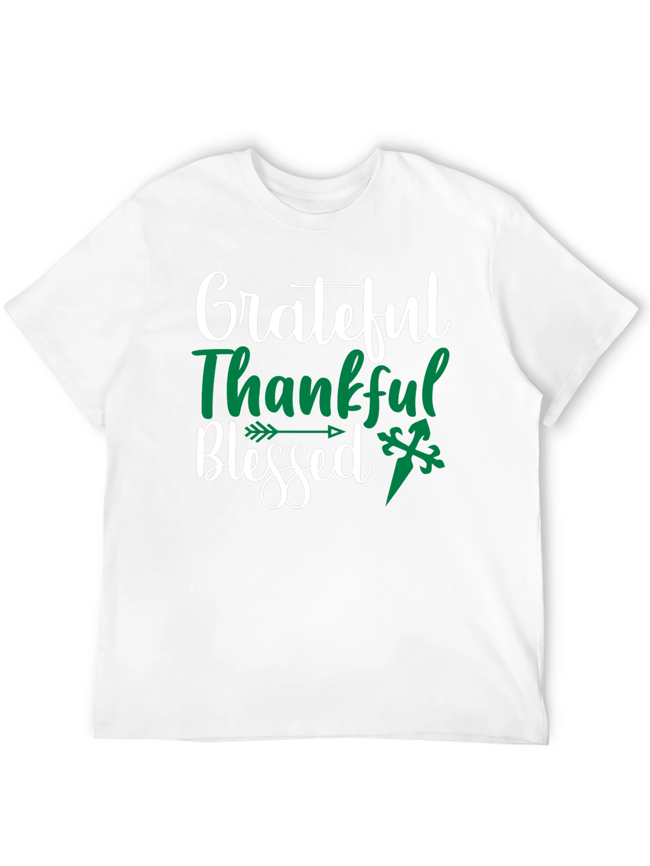 Grateful Thankful Blessed Graphic Tee