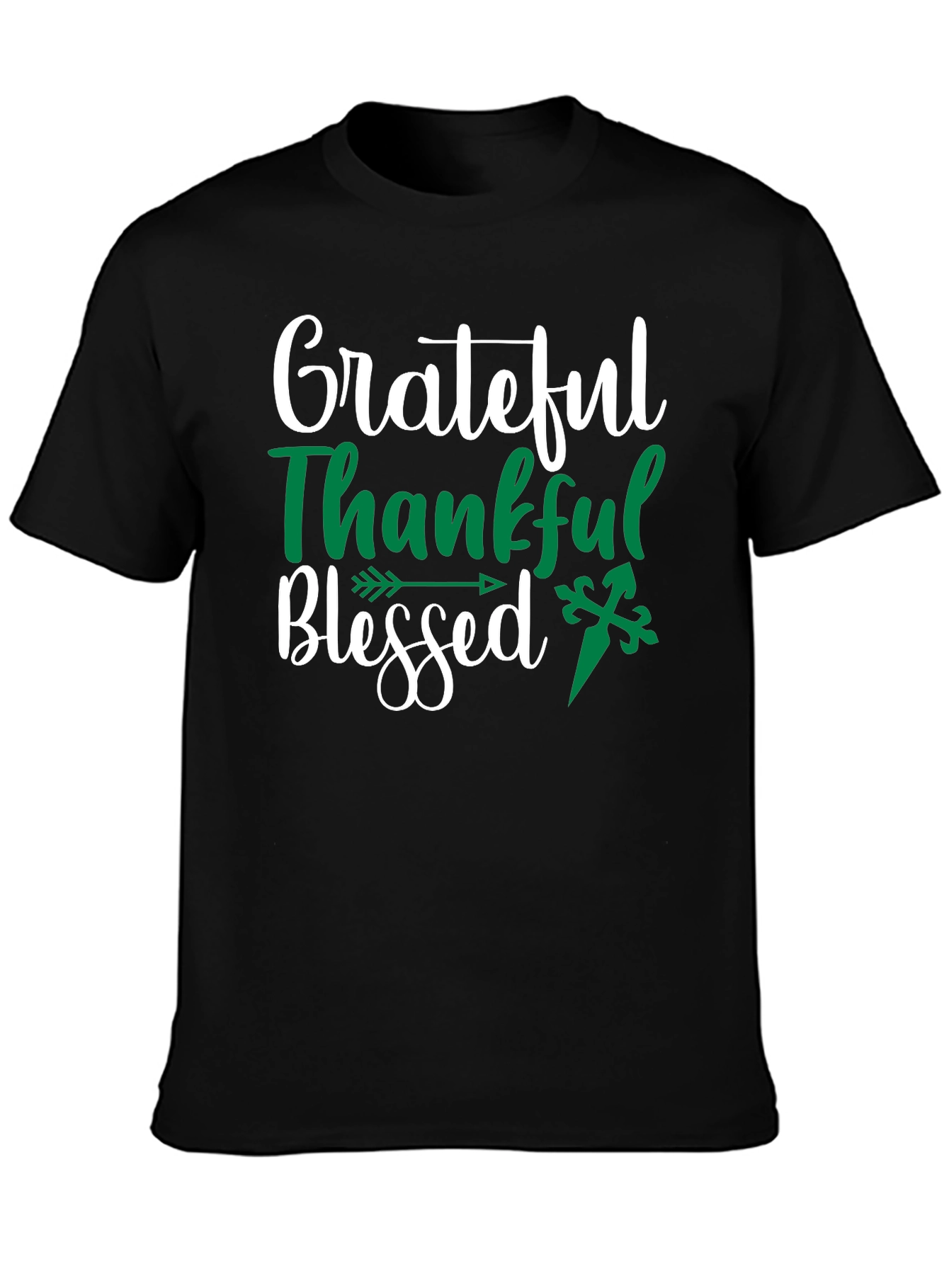 Grateful Thankful Blessed Graphic Tee