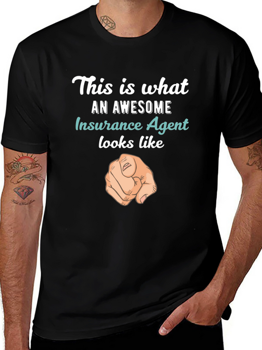 Awesome Insurance Agent T-Shirt Novelty Tee