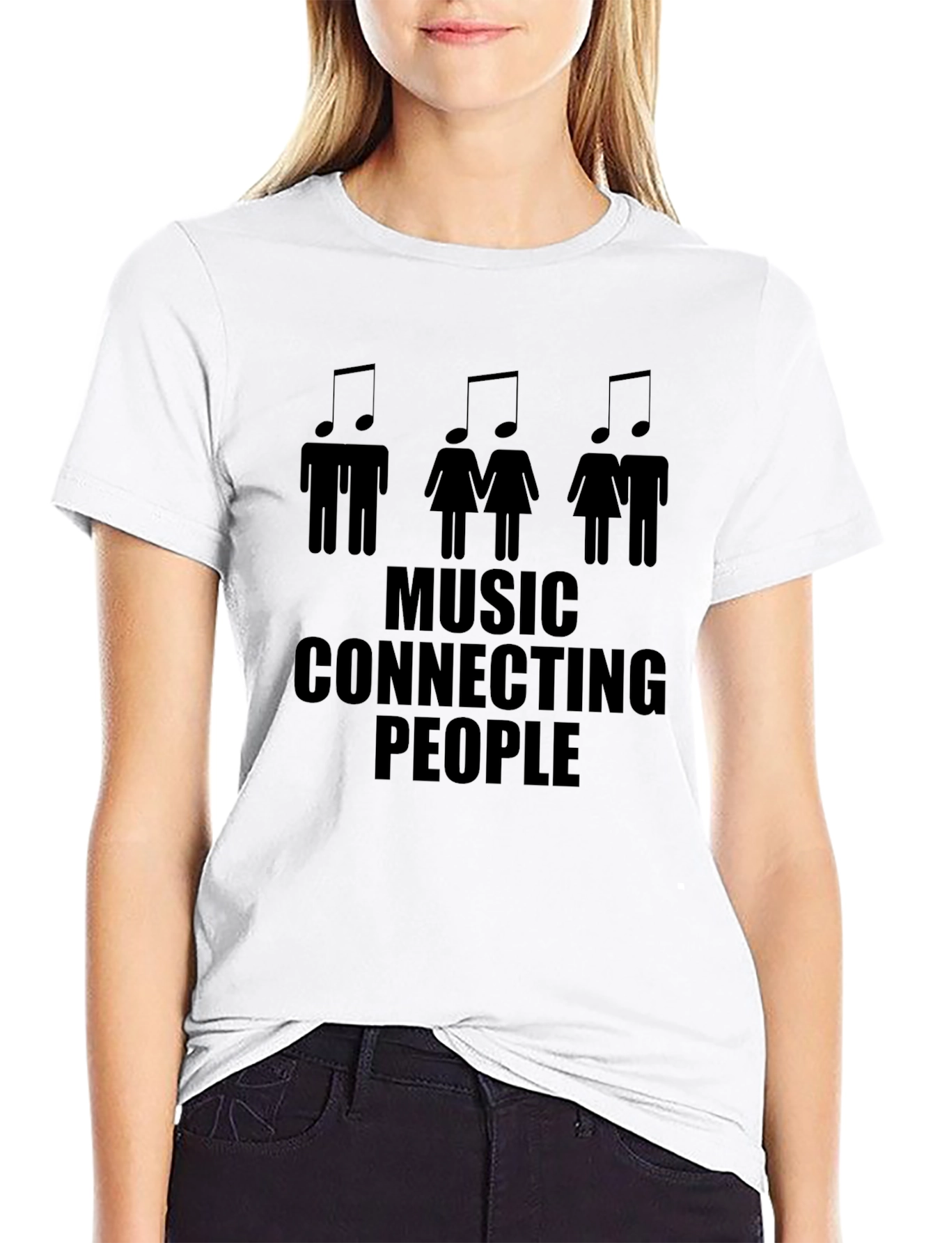 Music Connecting People Graphic Tee