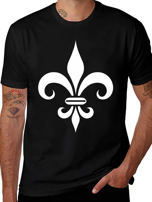 Fleur-de-lis Black T-Shirt