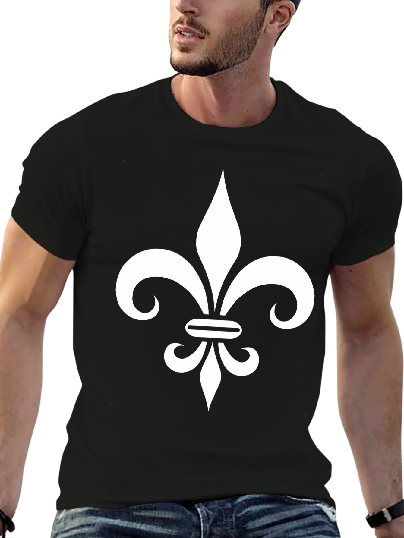 Fleur-de-lis Black T-Shirt
