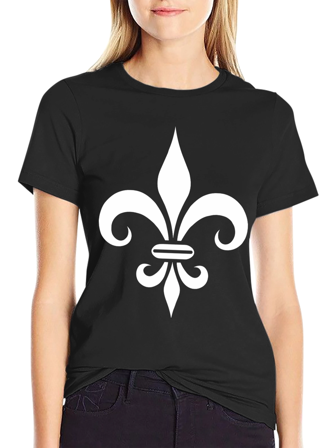 Fleur-de-lis Black T-Shirt