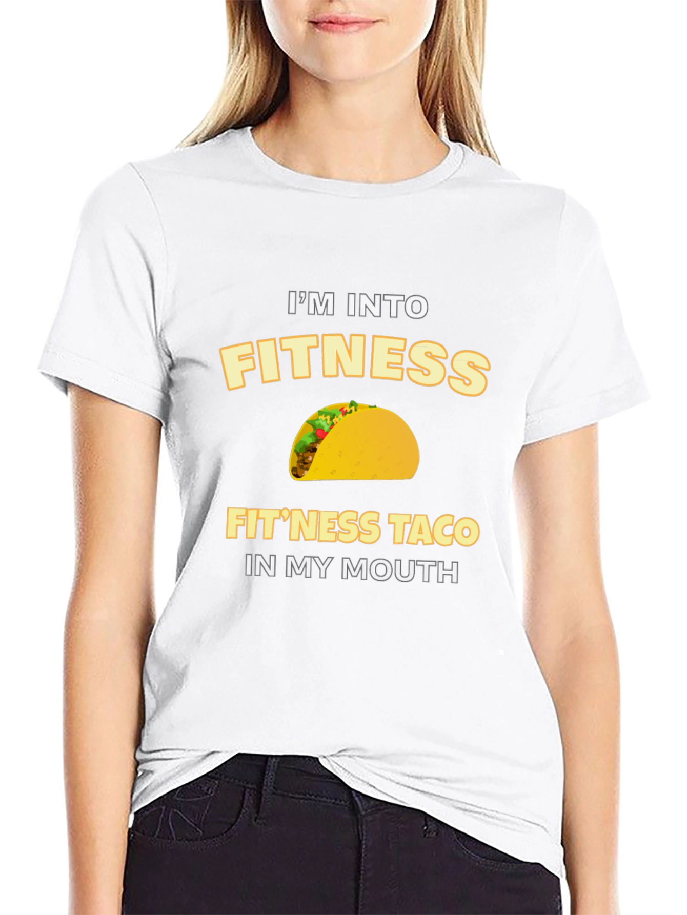 Im Into Fitness Taco Graphic T-Shirt