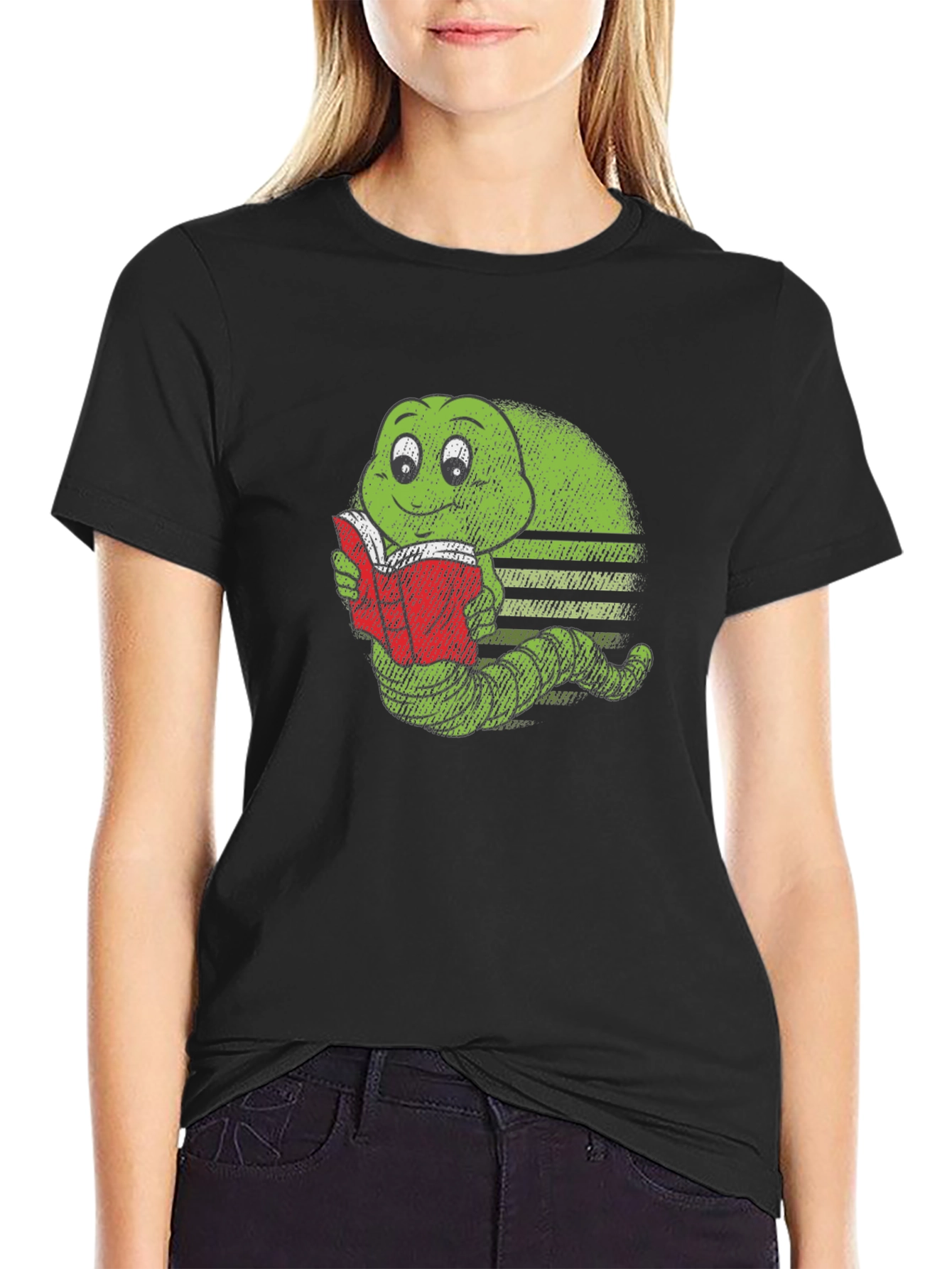 Bookworm Caterpillar Graphic Tee - Soft Cotton