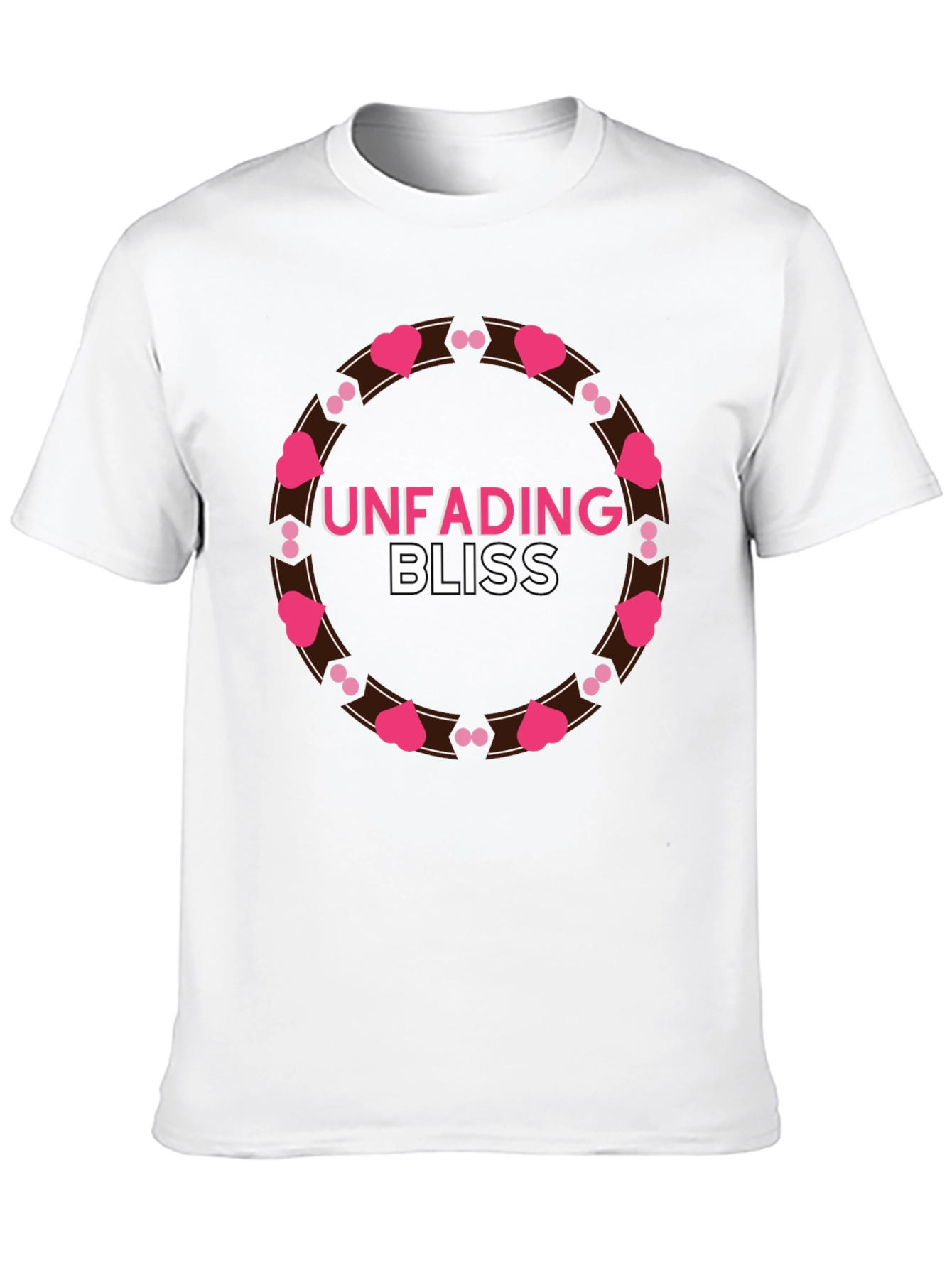 Unfading Bliss Graphic Black Tee